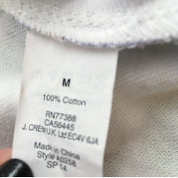 J. Crew Green and White Floral Peplum Top - Picture 6 of 6